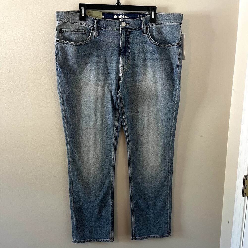 NWT Goodfellow & Co Slim Fit Dark Wash Jeans Men's 38x30
